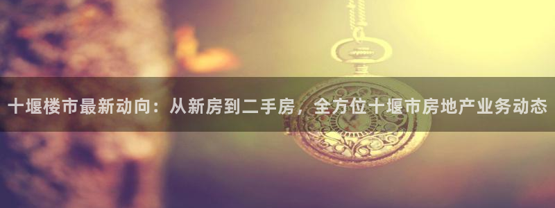 天狮娱乐 138：十堰楼市最新动向：从新房到二手房，全方位十
