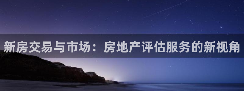 天狮娱乐71009：新房交易与市场：房地产评估服务的新视角