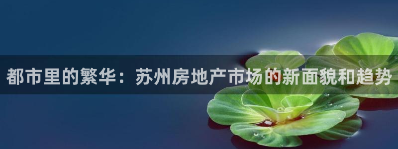 天狮娱乐最高待遇：都市里的繁华：苏州房地产市场的新面貌和趋势