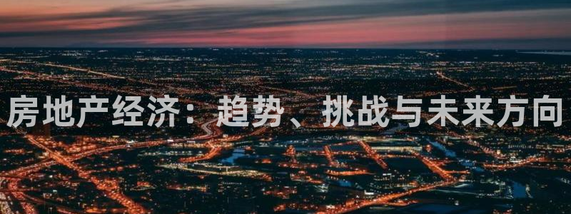 天狮娱乐app：房地产经济：趋势、挑战与未来方向
