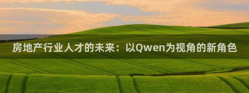天狮娱乐客服电话：房地产行业人才的未来：以Qwen为视角的新